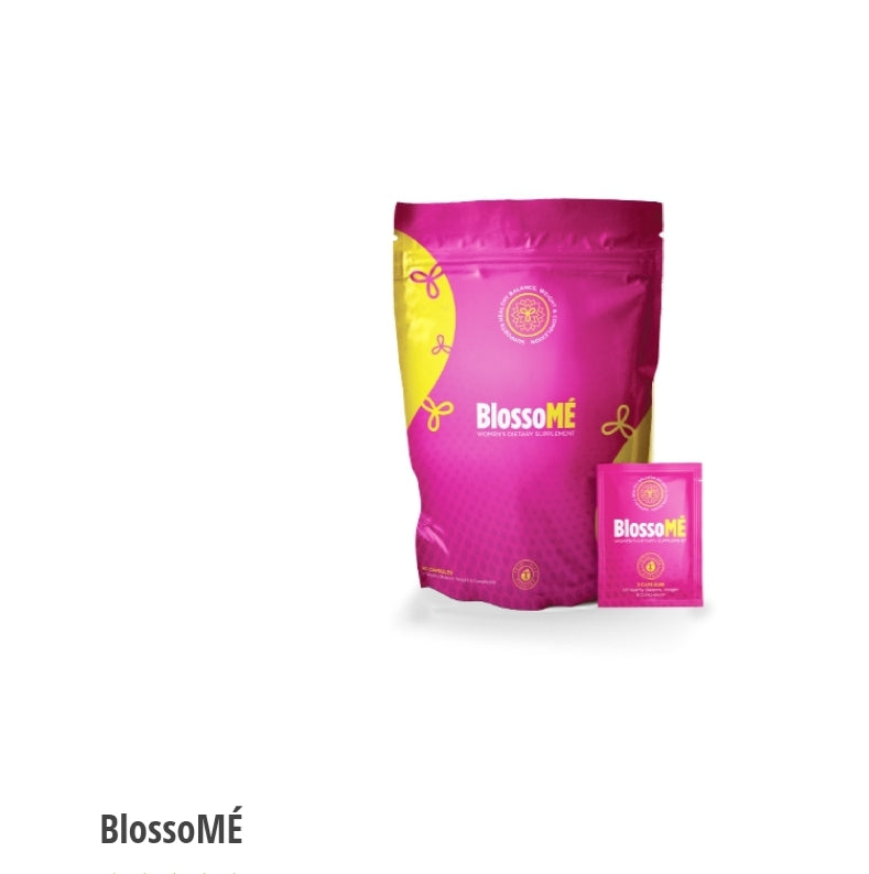 Blosseme' made for women. Support healthy hormone levels, promote a healthy appetite, and leave you feeling ready for the world. Also supports healthy skin and an improved mood.