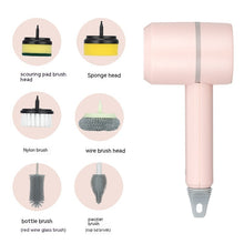 Load image into Gallery viewer, Electric Dishwashing Brush. USB, Rechargeable
